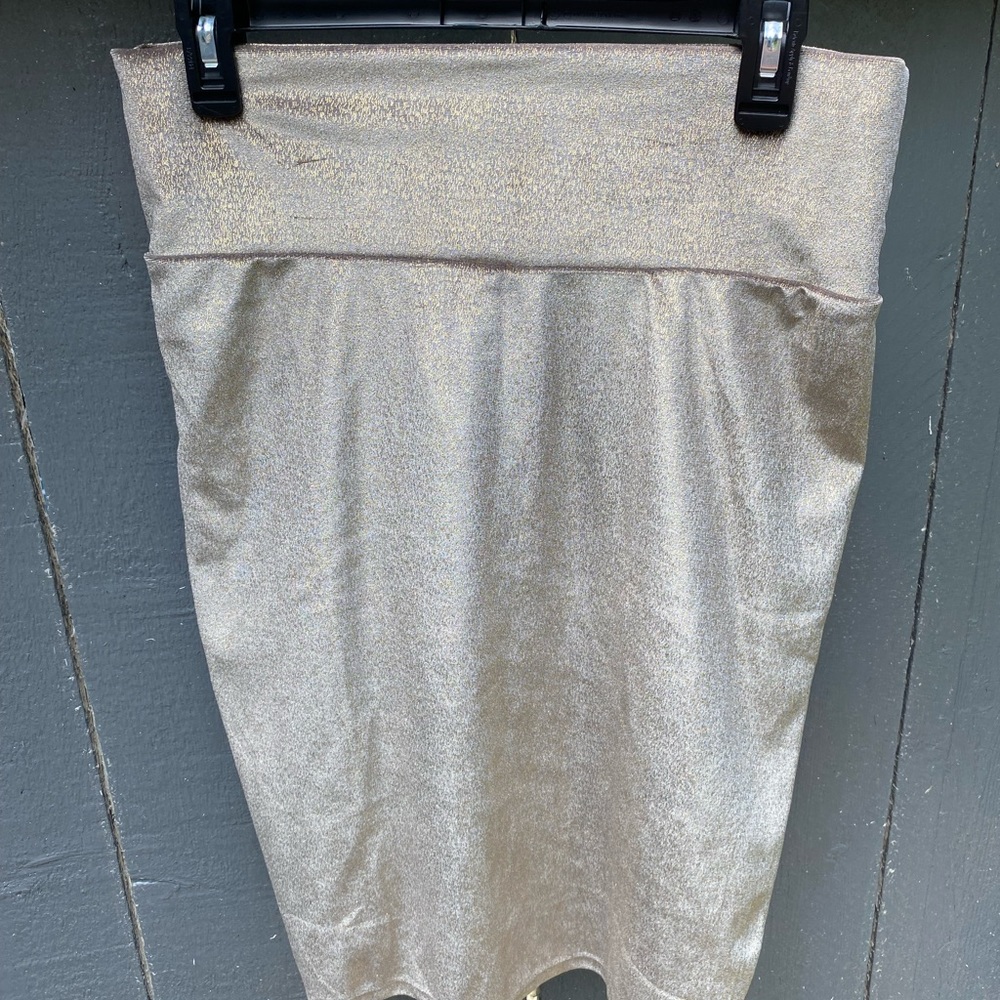 Elegant Cassie Pencil Skirt, Silver, Medium